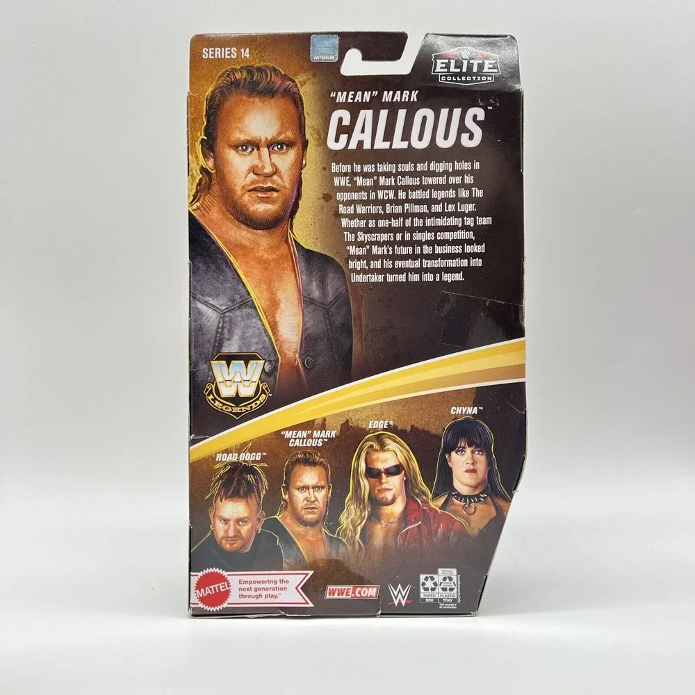 WWE Elite Legends Mean Mark Callous Series 14 WCW‎ Undertaker Figure Mattel New